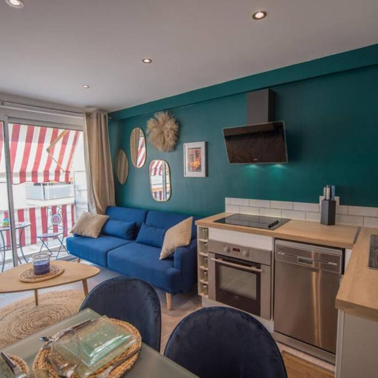 4 couchages Climatisé Direct Plage wifi parking - Appartement 1 Chambre - 8