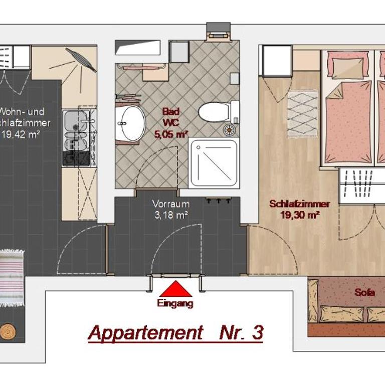 Haus Sonnleiten - Apartment mit 1 Schlafzimmer - 1