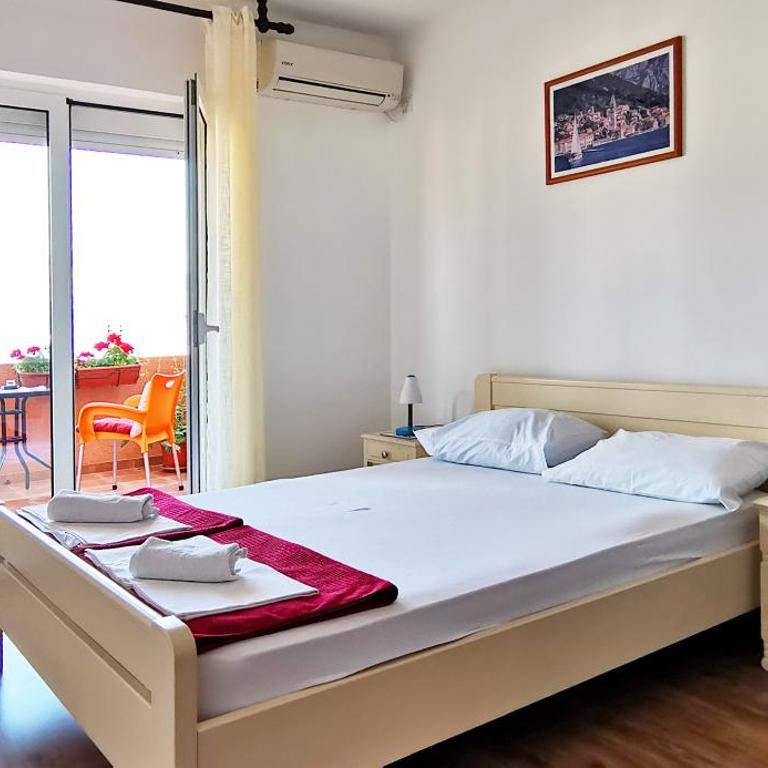 Villa Jovana Sea View - Dvokrevetna Soba sa Bračnim Krevetom sa Balkonom i Pogledom na More - 9