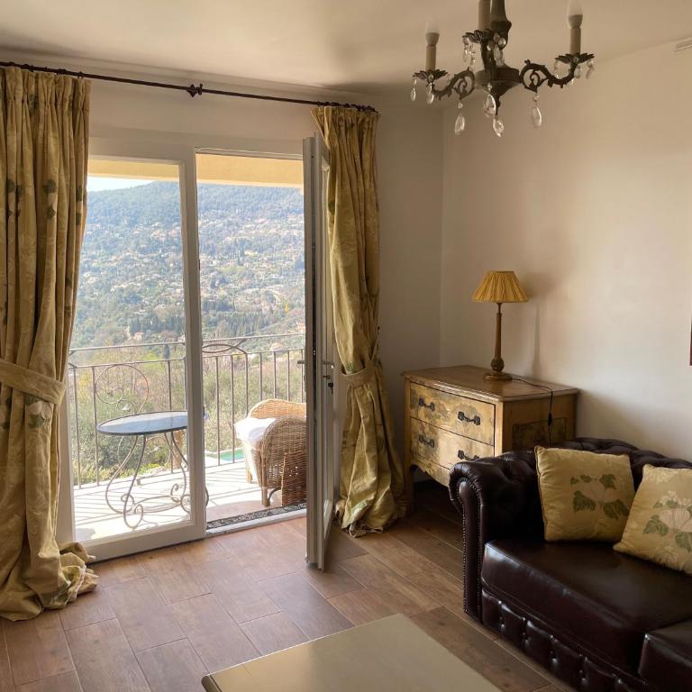 Le Clos des Senteurs de Chateauneuf de Grasse - Doppelzimmer mit Bergblick - 11