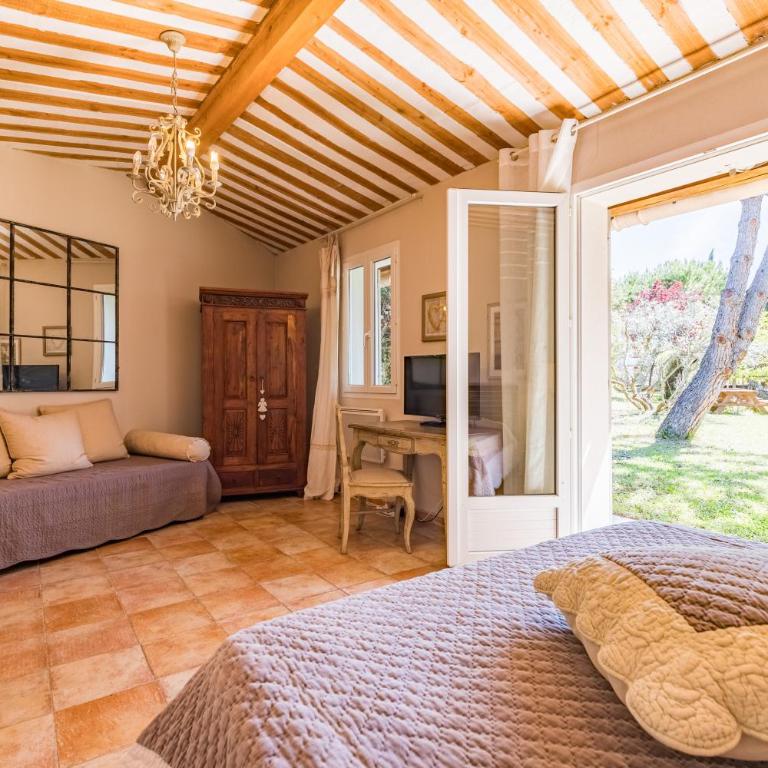 Jade En Provence - Chambre Double - Vue sur Jardin - 3