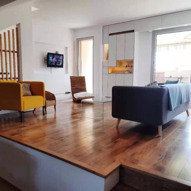 Appt 70m2, 3P, Toit-terrasse, Vue mer, Proche plage - Appartement 2 Chambres - 4