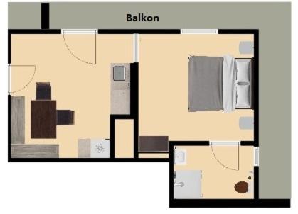 Haus Linn - Apartamento de 1 dormitorio - 5