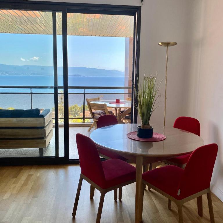 Grand T2 STANDING AJACCIO Proche centre et plages VUE PANORAMIQUE PARKING PRIVE - Appartement 1 Chambre - 8