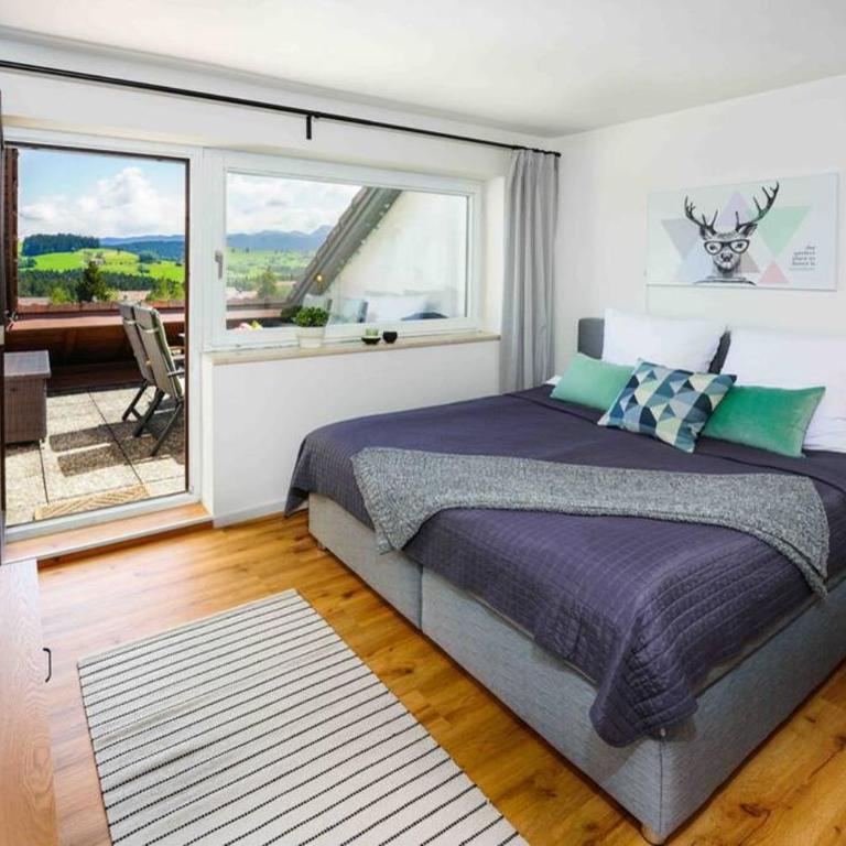 Oberreute - Modernes Zuhause mit Allgäu Aussicht - Apartment mit 1 Schlafzimmer - 1