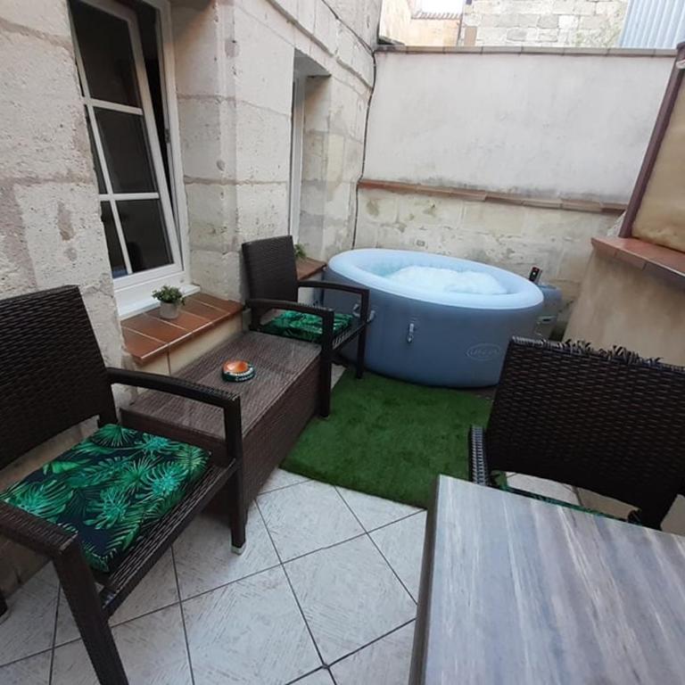 Joli petit loft dans échoppe pierre centre-ville - Appartement avec Terrasse - 20