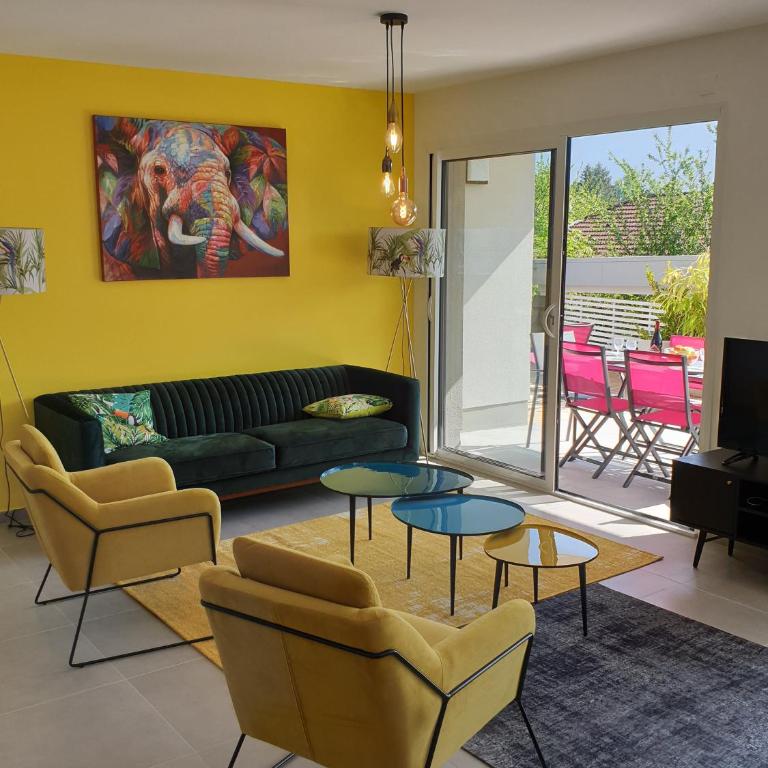Appartement Jardin - Appartamento con 3 Camere da Letto e Vista Montagna - 12
