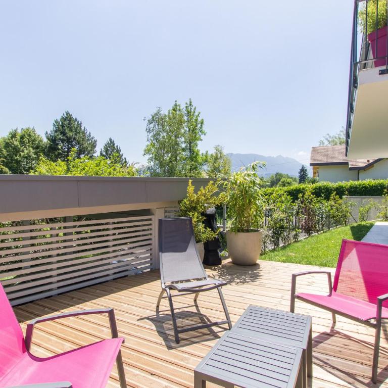 Appartement Jardin - Appartamento con 3 Camere da Letto e Vista Montagna - 39