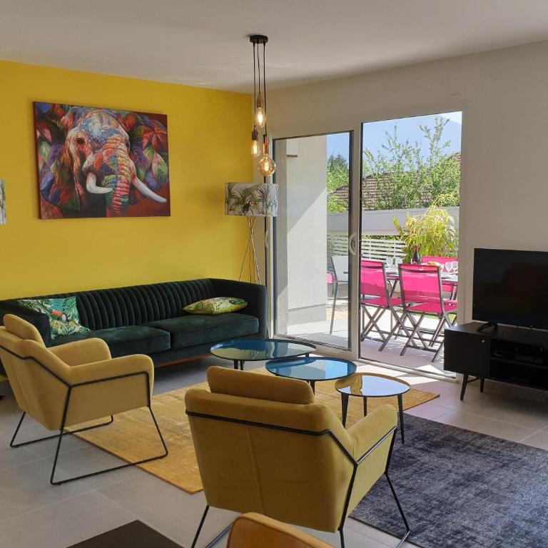 Appartement Jardin - Appartamento con 3 Camere da Letto e Vista Montagna - 6