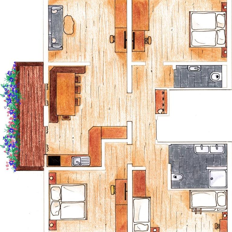 Appartement Bettina Mitterwallner - Apartment mit 3 Schlafzimmern - 1