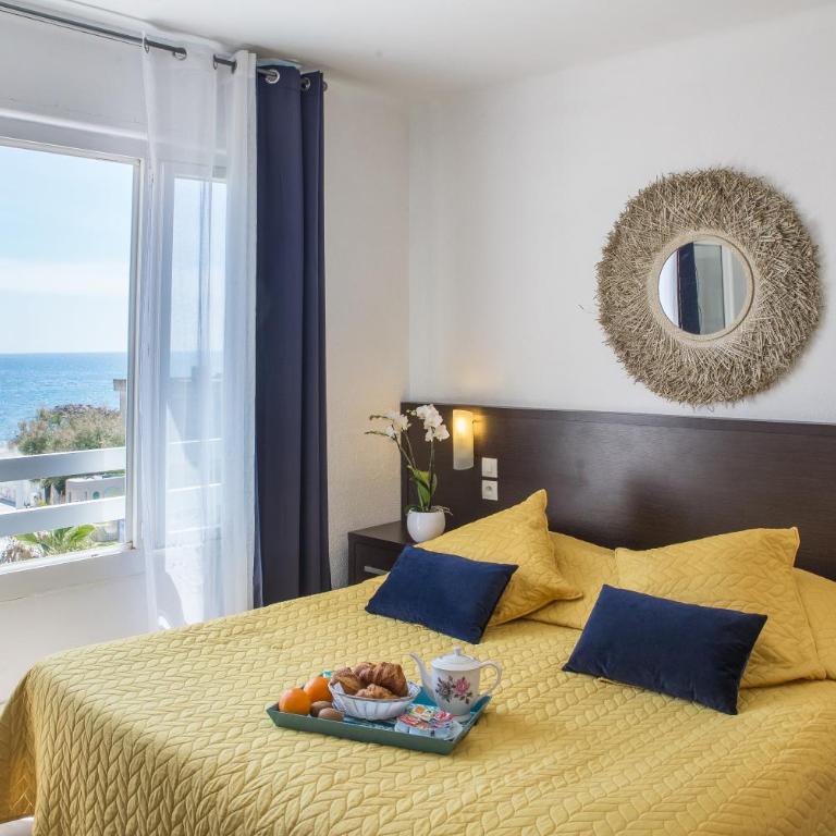 Le Grand Large Bord de Mer Hotel & Appartements - Chambre Double Supérieure - Vue sur Mer - 1
