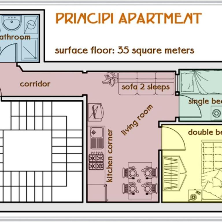 Principi Apartment - Appartamento con 2 Camere da Letto - 58