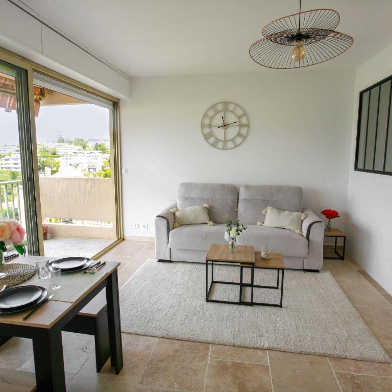 Le Tamaris - Terrasse Vue sur Mer - Piscine, Tennis & Jardin - Appartement 1 Chambre - 3