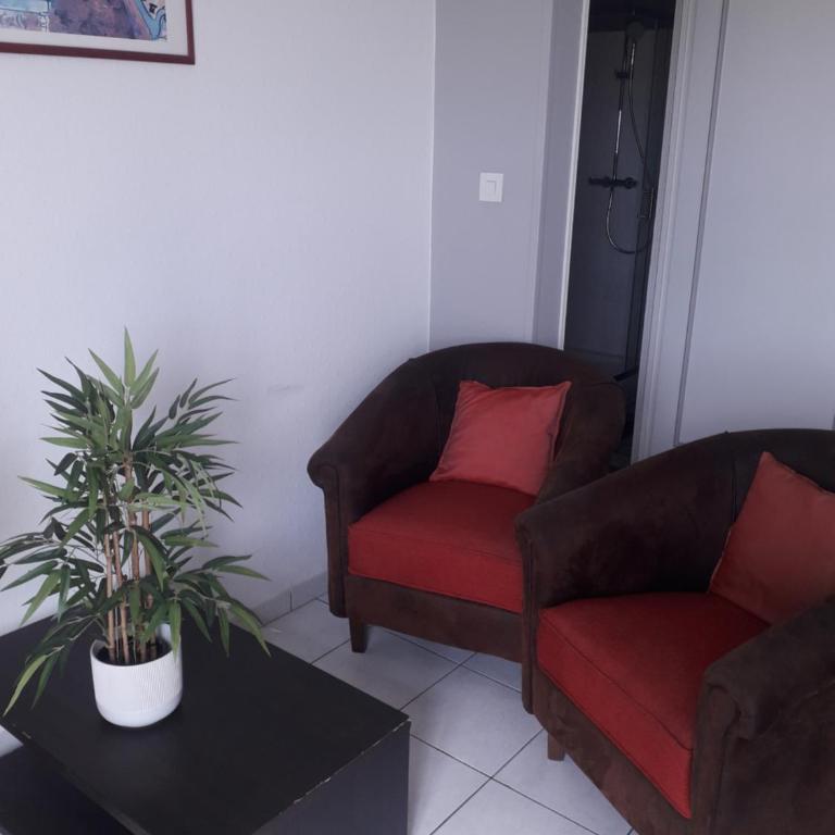 Residence d'Anjou - Grand studio avec clim, balcon et parking privatif - Appartement avec Balcon - 3