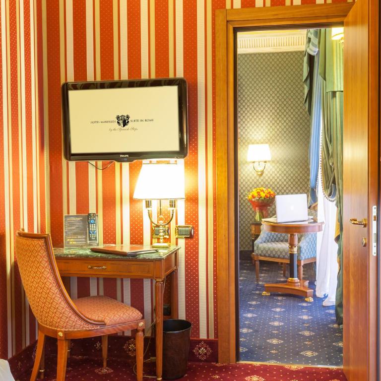 Hotel Manfredi Suite In Rome - Two Connecting Double Rooms - 10
