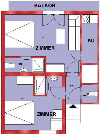 Pension Mozartblick - Familiensuite - 4
