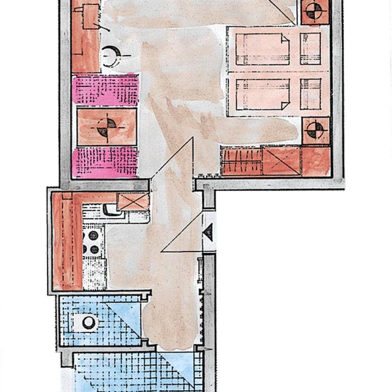Landhaus Andrea Saalbach - JOKER Card Partner - Studio with Balcony - 2