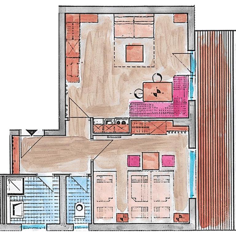 Landhaus Andrea Saalbach - JOKER Card Partner - One-Bedroom Apartment - 4