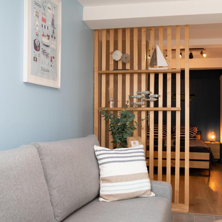 Appartement climatisé - Bleu Azur - hyper-centre de Toulon - One-Bedroom Apartment - 5