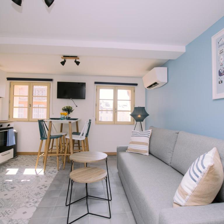 Appartement climatisé - Bleu Azur - hyper-centre de Toulon - One-Bedroom Apartment - 13