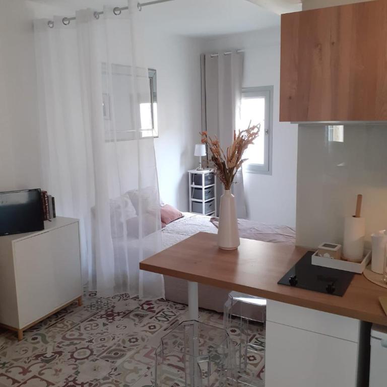 Studio de l'Horloge - Studio de Charme, hyper centre Maison Jean Vilar - Apartment mit 1 Schlafzimmer - 11