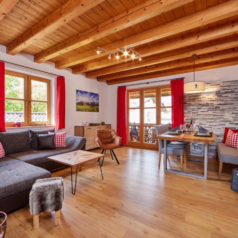 Ferienwohnungen Alpspitzecho - Apartment mit Blick auf die Berge - 3