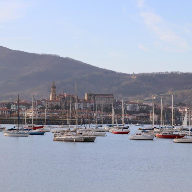 Chambres d'hôtes "HOR DAGO" près de la gare d'Hendaye avec le petit-déjeuner - Chambre Double - Vue sur Jardin - 19