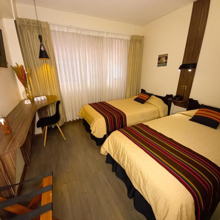 Hotel Sagarnaga - Habitación Doble Deluxe - 2 camas - 1