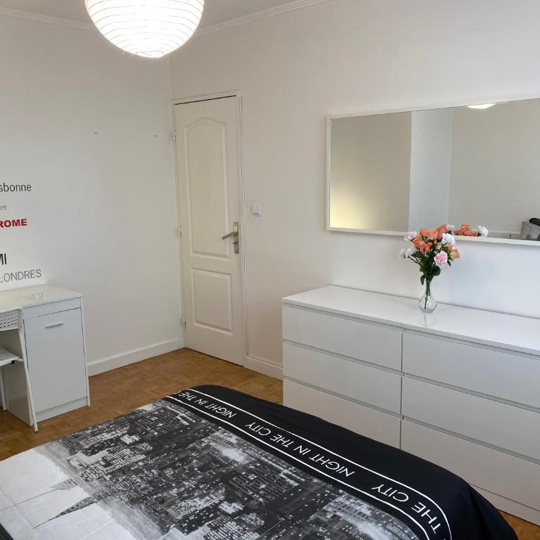 Chambre Privée en Colocation Villeurbanne Métro Bonnevay - Chambre Double Standard - 18