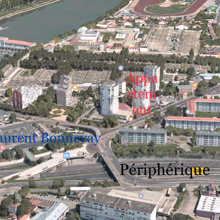 Chambre Privée en Colocation Villeurbanne Métro Bonnevay - Chambre Double Deluxe - 14