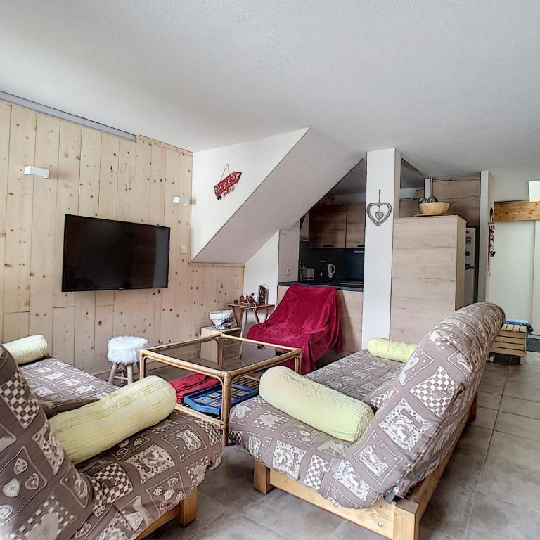 APPARTEMENT DUPLEX SPACIEUX - SAINT JEAN D'AULPS STATION - PIED DES PISTES - 9 Personnes - RELAIS D13 - Appartement en Duplex - 3