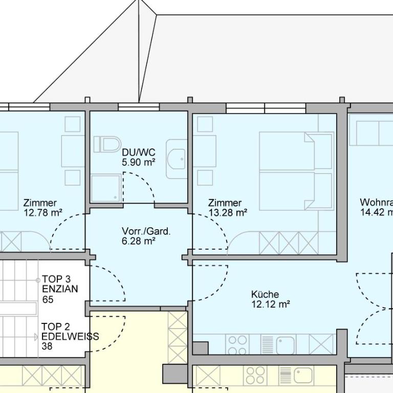 Appartement Kalkus-Sölden - Apartment mit 2 Schlafzimmern - 5