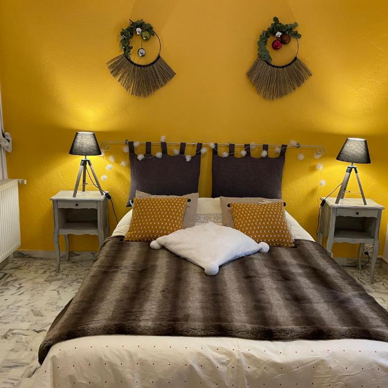 Lou Candelou - Chambre Double avec Douche - Vue sur Jardin - Soleil - 12