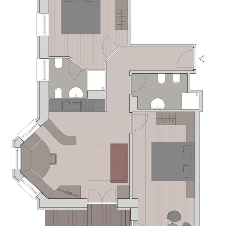 Residence Tombla - Appartamento con 2 Camere da Letto e Balcone - 9