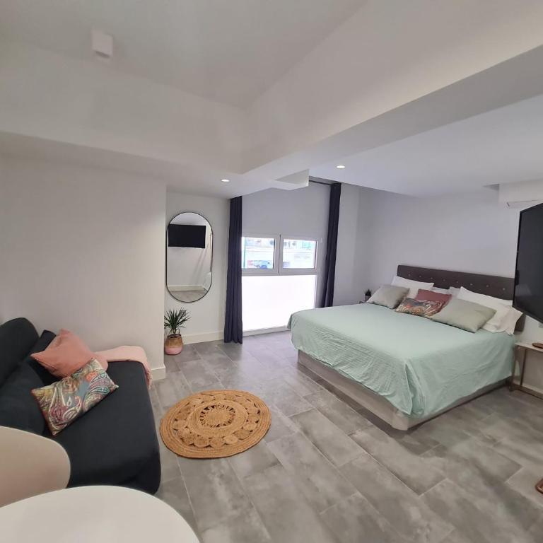 LoftinMalaga - Estudio con cama grande adaptado para personas con movilidad reducida - 5
