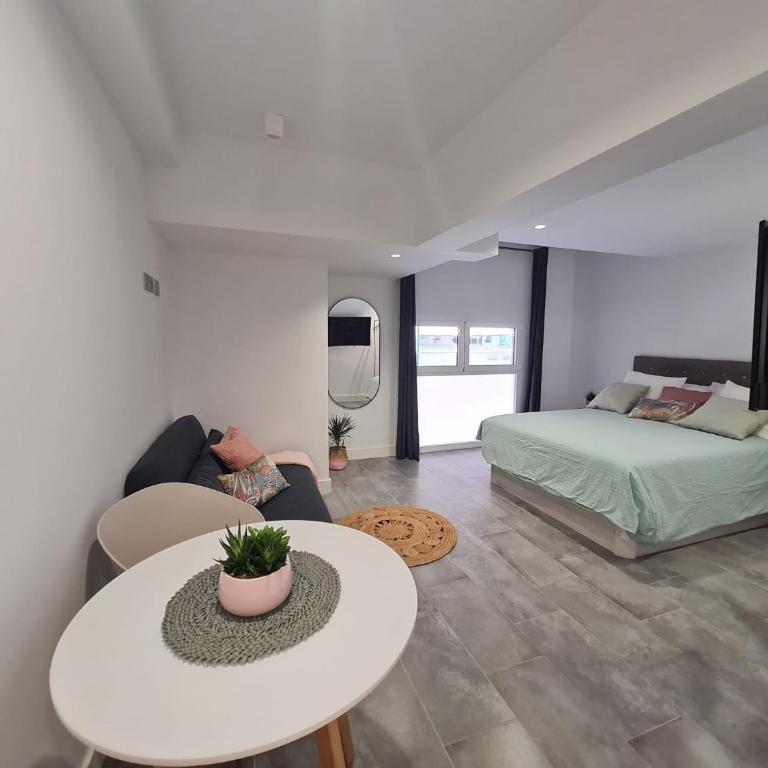 LoftinMalaga - Estudio con cama grande adaptado para personas con movilidad reducida - 16
