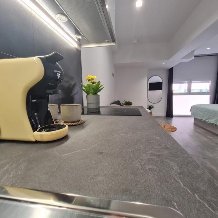 LoftinMalaga - Estudio con cama grande adaptado para personas con movilidad reducida - 8