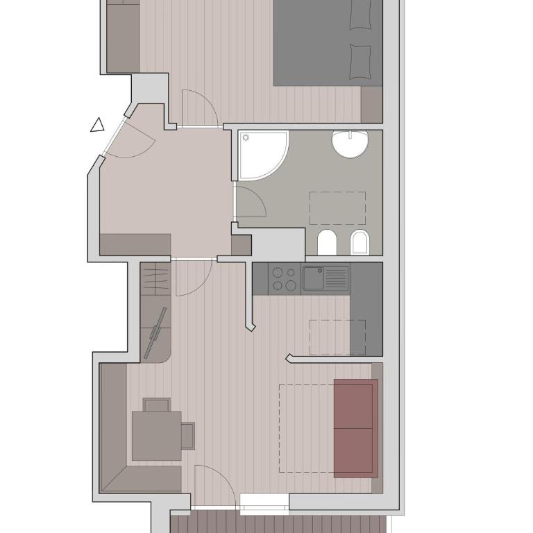Residence Tombla - Appartamento con 1 Camera da Letto e Balcone - 11