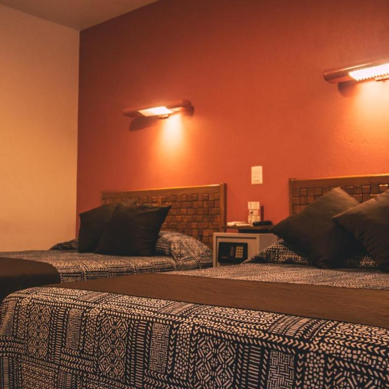 Los Ciruelos Oaxaca - Habitación Doble Estándar con 2 camas dobles - 10