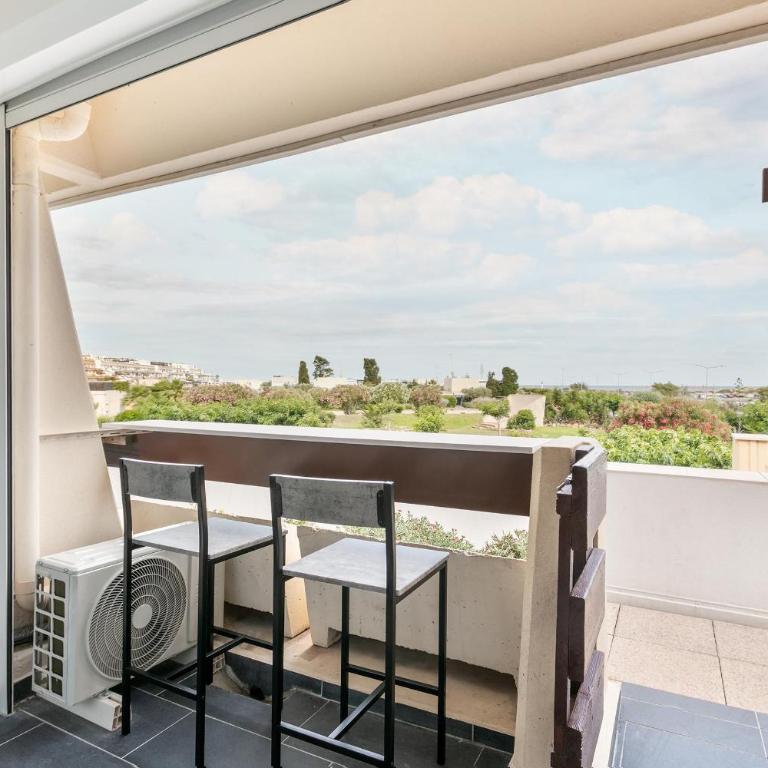 Le Wallis Studio terrasse coursive vue mer Port Nature Village Naturiste - Apartment mit 1 Schlafzimmer - 17