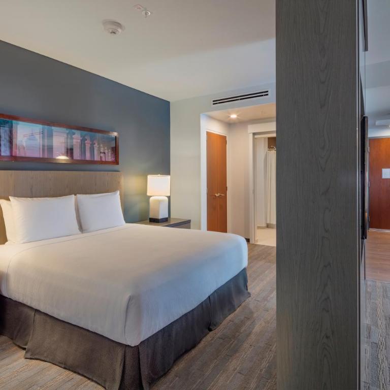 Hyatt House Mexico City Santa Fe - Estudio con cama extragrande, sofá cama y cocina - 4