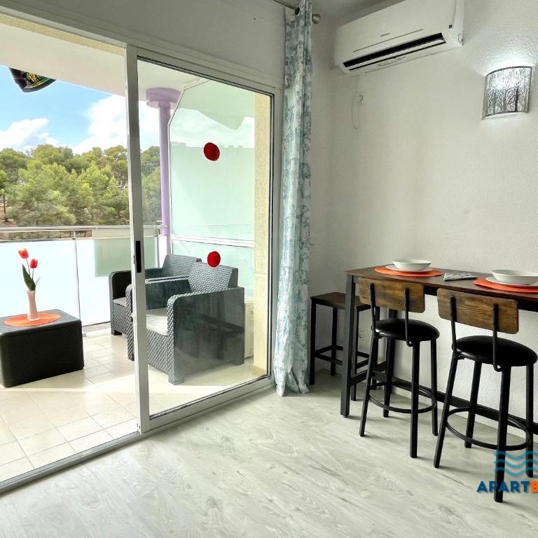 APARTBEACH FONT DE MAR 5º Clima Piscina y Vista Playa - Apartamento Estudio con vistas al mar - 5