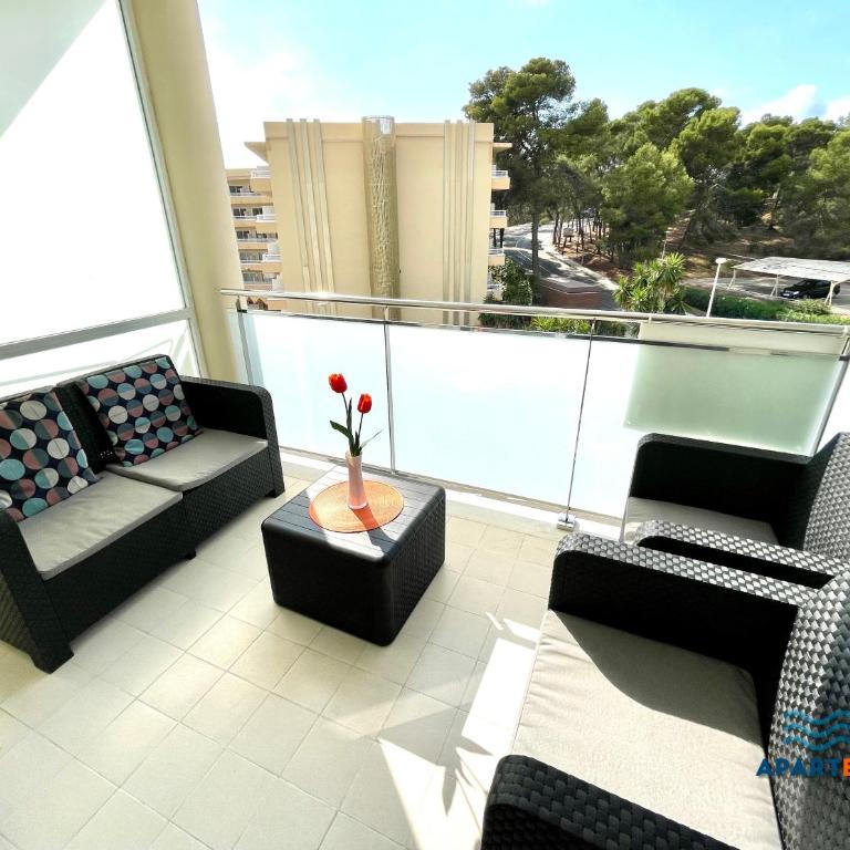 APARTBEACH FONT DE MAR 5º Clima Piscina y Vista Playa - Apartamento Estudio con vistas al mar - 2