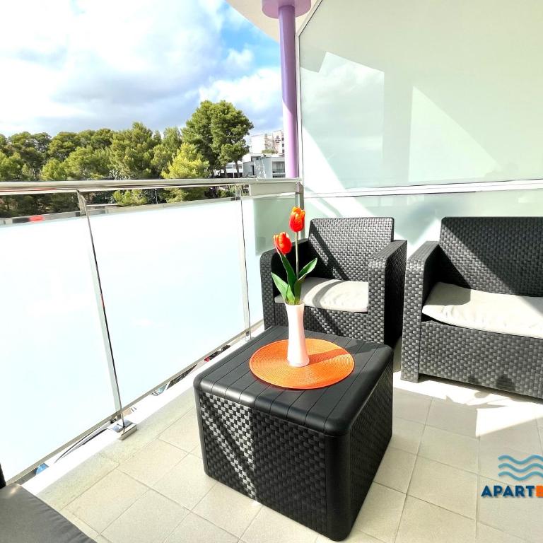 APARTBEACH FONT DE MAR 5º Clima Piscina y Vista Playa - Apartamento Estudio con vistas al mar - 20