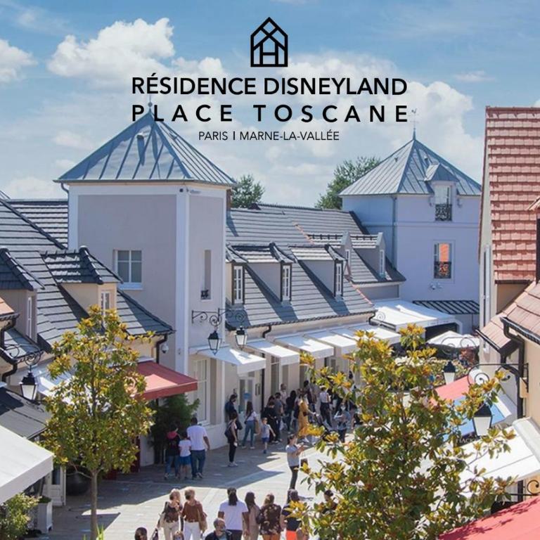 Appartement 2 Chambres 5 Pers - 5 min Disneyland Paris - Parking Gratuit - Résidence Disneyland Place Toscane Serris - Apartment mit 2 Schlafzimmern - 25