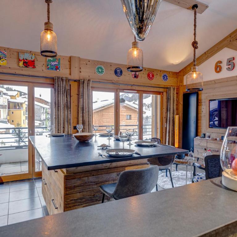 La Petite Galerie - Magnifique Duplex avec balcon vue montagne - Flumet - Apartment mit 3 Schlafzimmern - 10