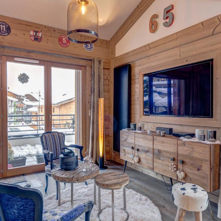 La Petite Galerie - Magnifique Duplex avec balcon vue montagne - Flumet - Apartment mit 3 Schlafzimmern - 13