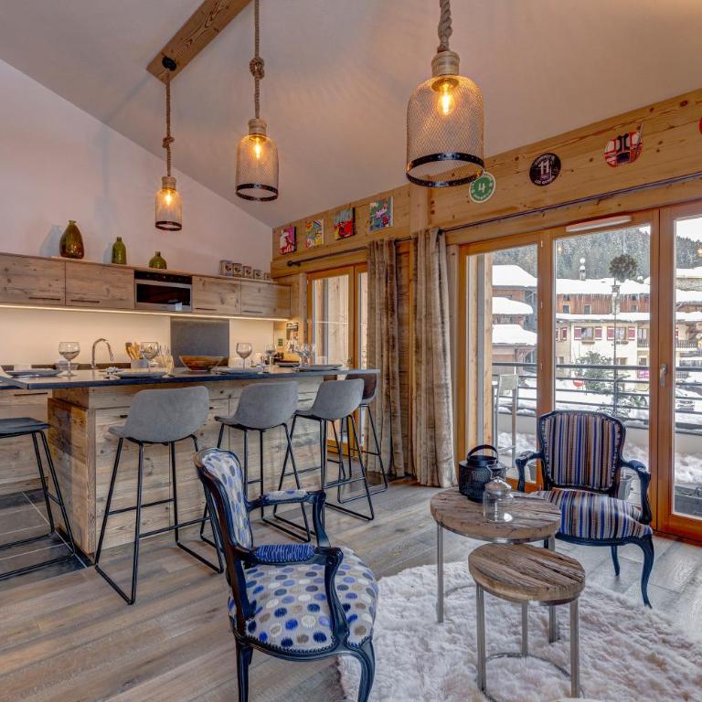 La Petite Galerie - Magnifique Duplex avec balcon vue montagne - Flumet - Apartment mit 3 Schlafzimmern - 2