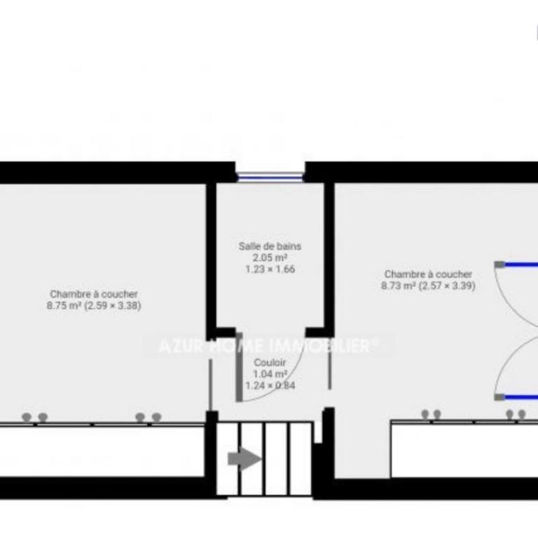 Duplex T3 Boulouris Pieds dans l eau - Apartment mit 2 Schlafzimmern - 40