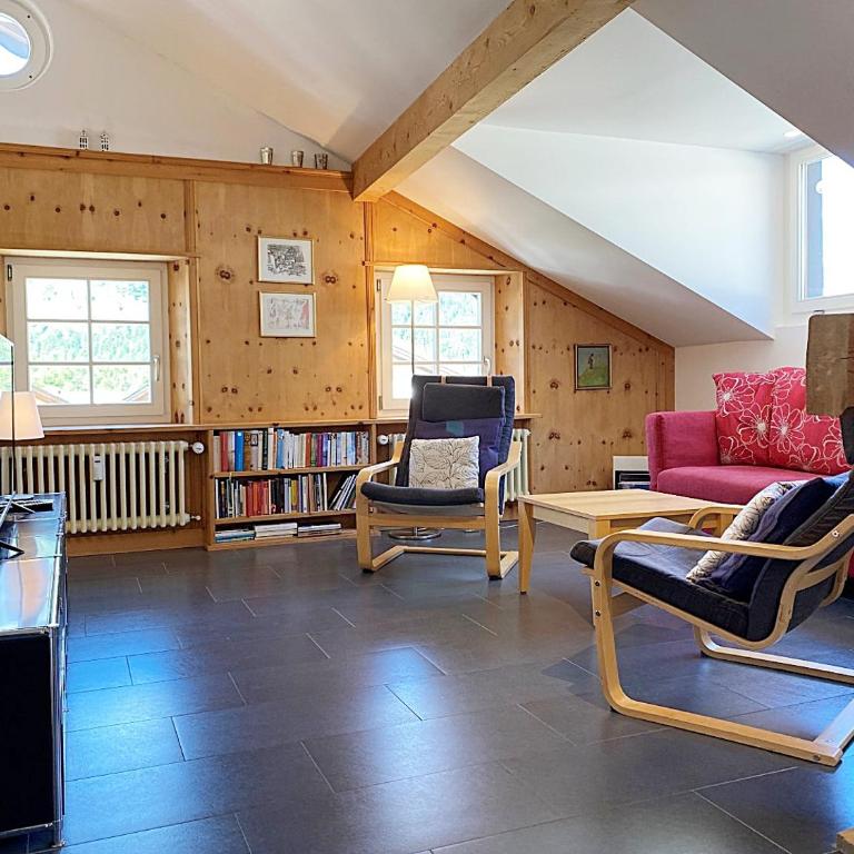 BM186 - Alpenstil - 60m2 Dachstockwohnung mit Garage - Apartment mit 1 Schlafzimmer - 7